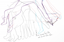 Choreographic test 2, Allison Hrabluik and Claire French